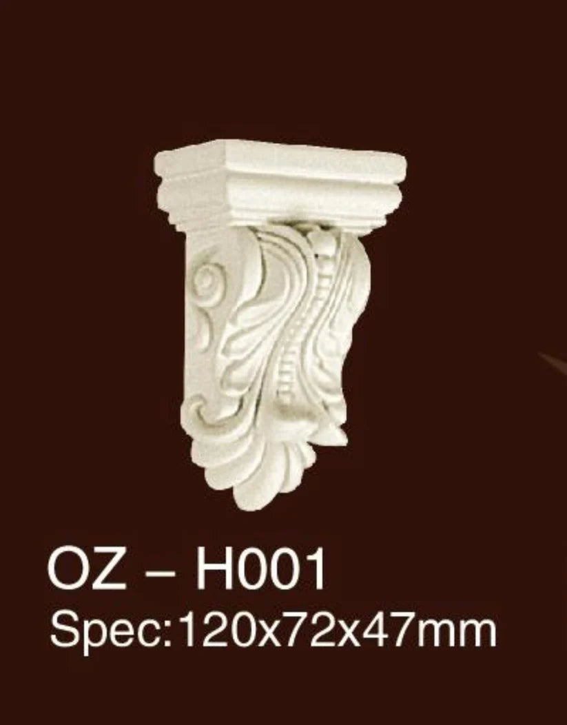 Poliuretán kültéri stukkó H001