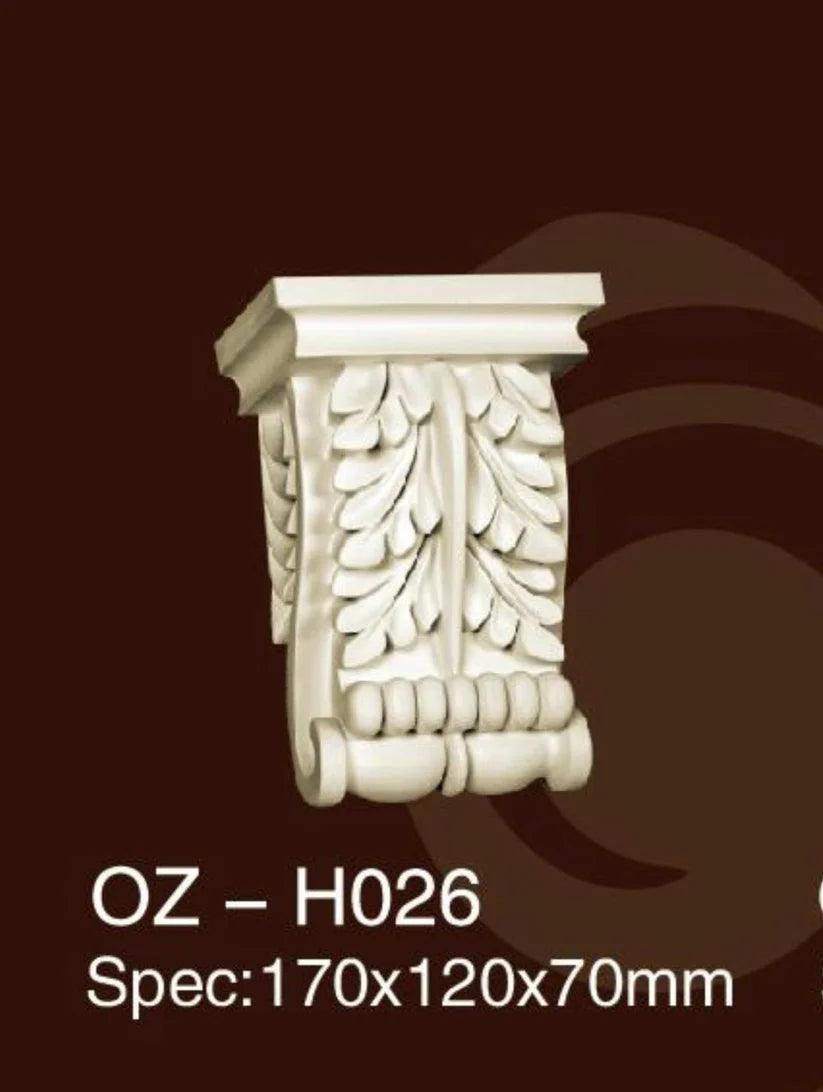 Poliuretán kültéri stukkó H026