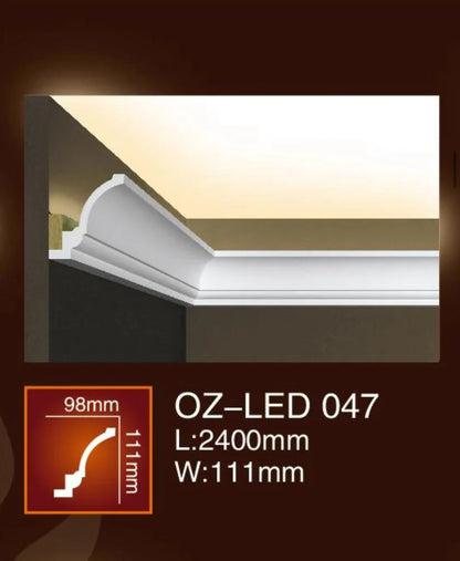 Poliuretán karnis LED-szalaghoz - OZ-LED 047