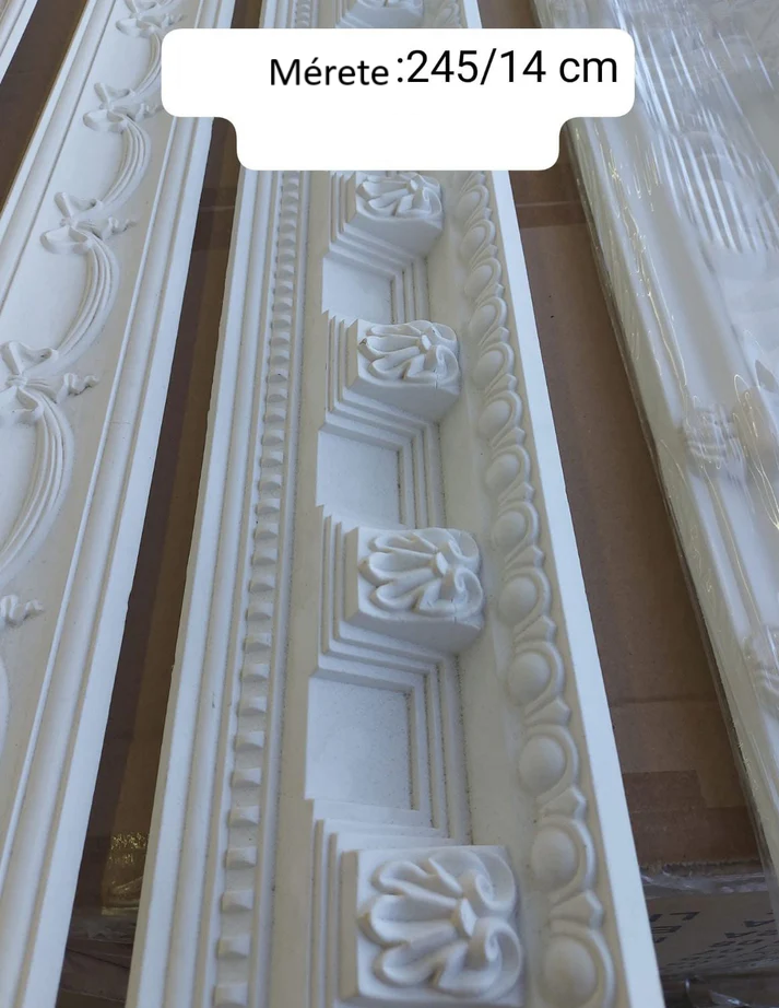 Poliuretán mennyezeti díszpárkányok 245x14 cm