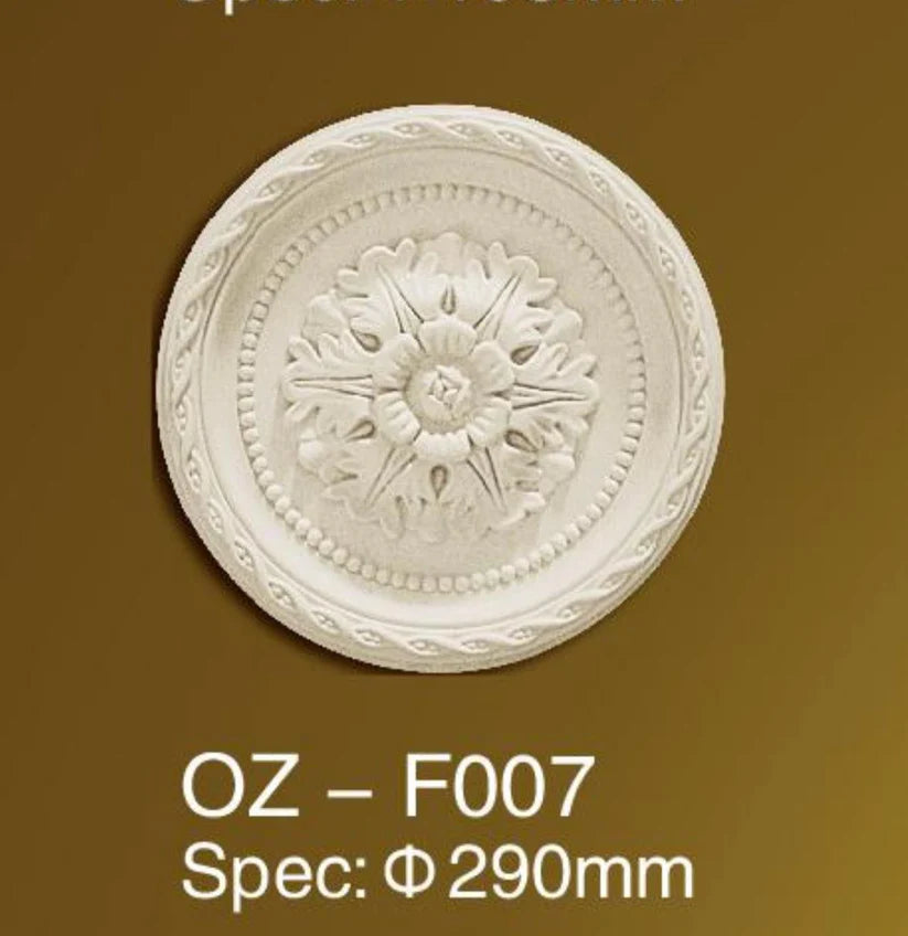 Poliuretán mennyezeti medálok F007