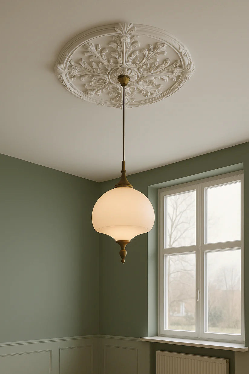 Poliuretán mennyezeti medálok F100