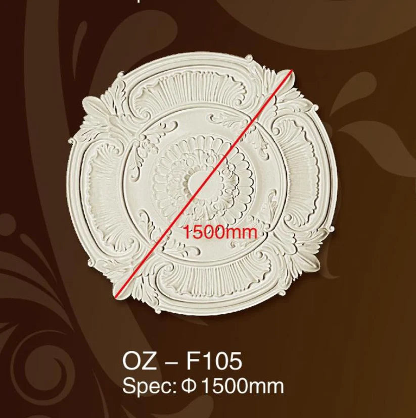 Poliuretán mennyezeti medálok F105