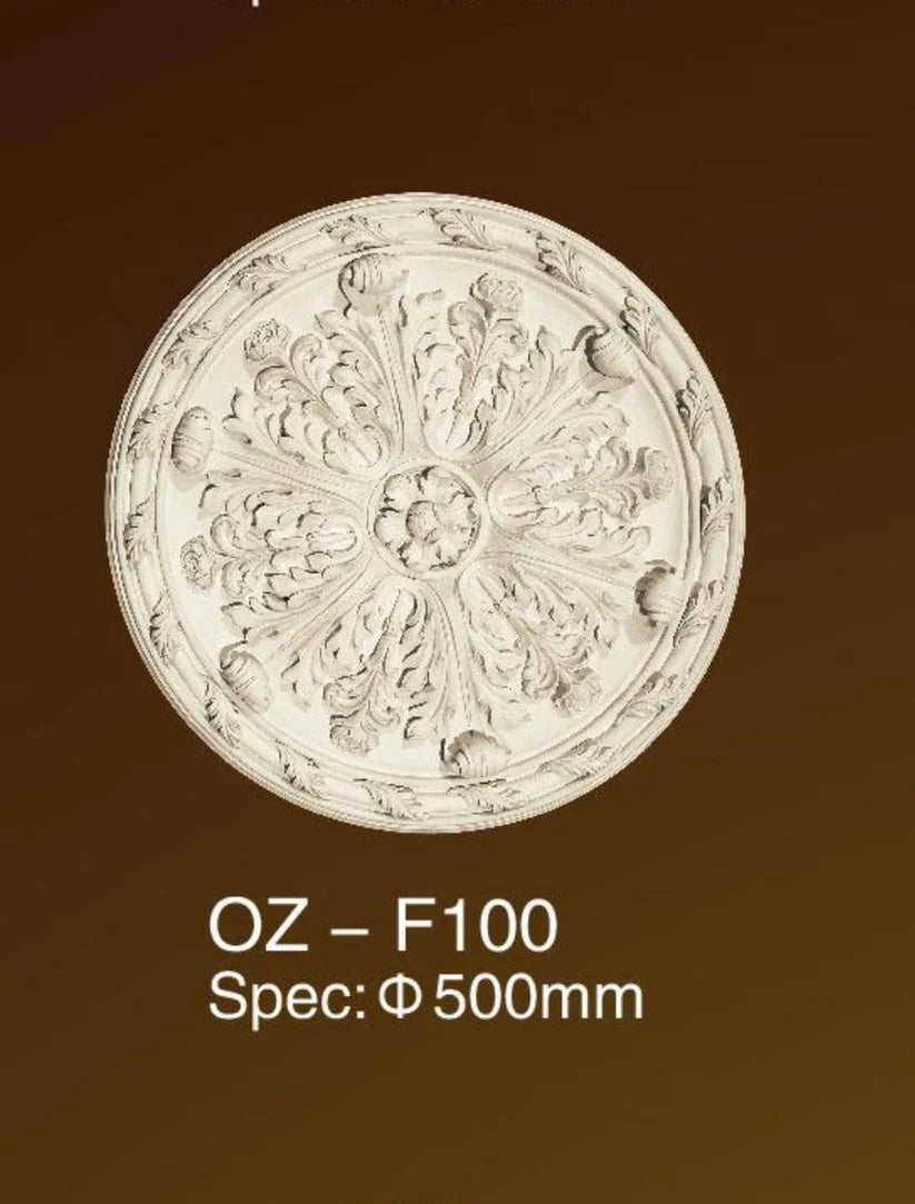 Poliuretán mennyezeti medálok F100