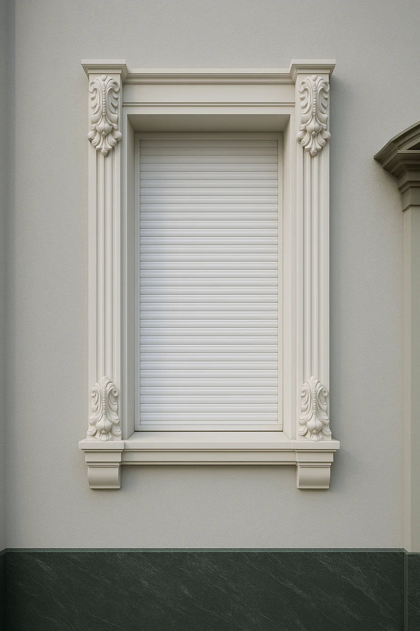 Poliuretán kültéri stukkó H001