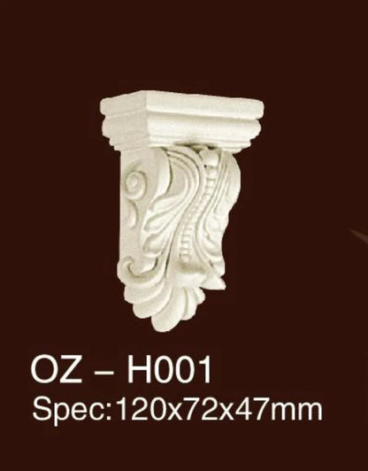 Poliuretán kültéri stukkó H001