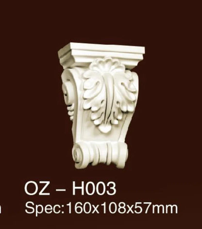 Poliuretán kültéri stukkó H003