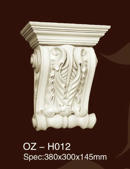 Poliuretán kültéri stukkó H012