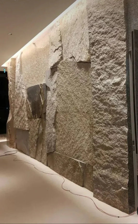 Kőhatású Falpanelek - krém