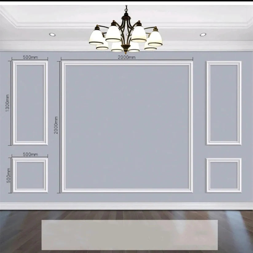 Dekoratív lécek kemény polimerből