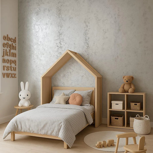 Öntapadós dekoratív ezüst tapéta